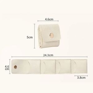 Mini Travel Jewelry Organizer Pouch Waterproof Durable Foldable <b>Earring</b> and Ring Storage Bag for Women Stylish and Fashionable - Product Image 4