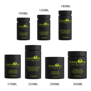 100ml 200ml 300ml 250ml 500ml OEM màu Frosted vitamin chai miệng rộng Pet nhựa Matte bổ sung bao bì lọ - Product Image 4