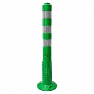 Delimitador de TPE Verde de 75 x 8 cm con Conector, Producto de Señalización de Tráfico - Product Image 2