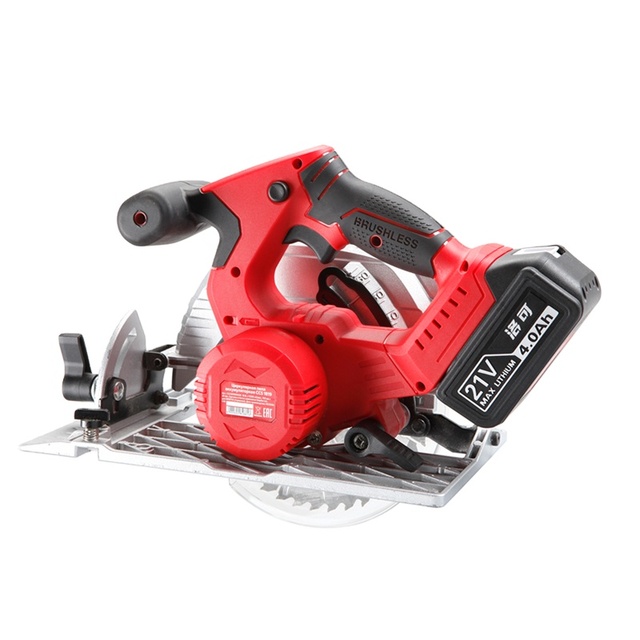 High Quality Industrial Grade 18V Lithium Ion Cordless Circular Saw for Wood Cutting