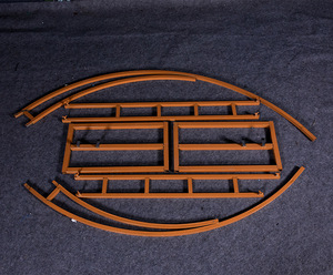 Arco de Boda Dorado Moderno, Desmontable, para Plantas Trepadoras, Decoración para Eventos y Fiestas - Product Image 5