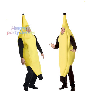 Costume de banane pour enfants HP Best Made, édition de luxe, Halloween, combinaison réaliste jaune banane avec leggings, adapté pour - Product Image 1