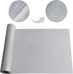 Vinyl Supplier HTV Textile Vinil Glitter Roll PVC Material Waterproof Glitter Heat Transfer Vinyl