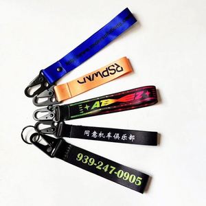 Llavero de mosquetón al por mayor, cordón corto de nailon para escalada, etiquetas personalizadas para llaves de motocicleta con logo - Product Image 4
