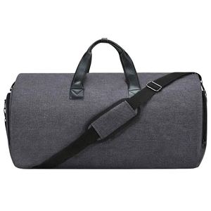 Sac de voyage convertible 2 en 1, nouvelle conception, fabriqué en usine BSCI, sac de voyage pour vêtements, sac de week-end avec pochette à chaussures - Product Image 6