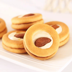 Deliciosas Galletas <span class=keywords><strong>de</strong></span> Pizza Mini con Almendras, Dulces y Saludables, Personalizables para Suministro - Product Image 1