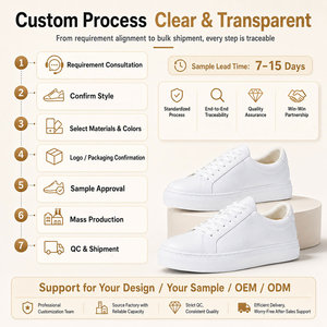 Sneaker Casual <span class=keywords><strong>da</strong></span> Donna Più Vendute in Pelle Nuovo Stile <span class=keywords><strong>da</strong></span> Passeggio per Lei - Product Image 4