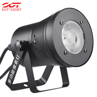 Projecteur LED Pixel RGBW 4-en-1 50W DMX512 8CH Mini Pinspot de Scène avec Lentille Optionnelle 10/25/45/60 Degrés pour Événements et Spectacles DJ