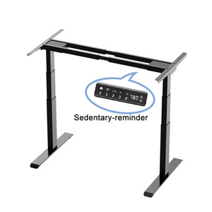 Hiện đại nhà văn phòng đồ nội thất Chiều cao có thể điều chỉnh thông minh Ergonomic trắng nhỏ điện động cơ kép máy tính nghiên cứu bảng đứng bàn - Product Image 2