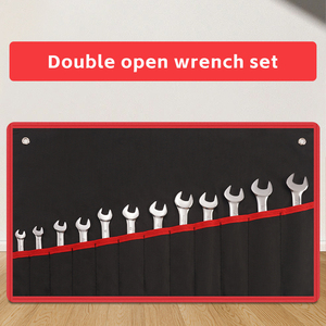 Double Ended Open End Wrenches 6-22mm Torque <b>Spanner</b> Forged Household Wrench Auto Repair Tools - Product Image 6