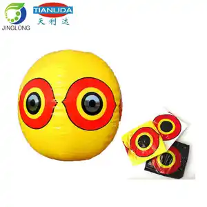 Hot Sale 40cm Pvc Inflatable Bird Scare Eye Beach Ball Balloons Bird Repeller