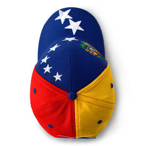 Gorra de Béisbol Promocional Personalizada con Logotipo de Equipo Deportivo, Bordado 3D de 7 Estrellas, Venezuela, Siete Estrellas, Azul, Amarillo, Rojo - Product Image 6