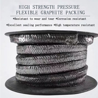 Joint résistant au feu de bande de graphite flexible de support adhésif pour le joint de dilatation de bride de conduit