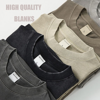 Kaos Polos Oversize Berkualitas Tinggi 100% Katun Tebal, Ukuran Besar, untuk Pria - Produsen Pakaian