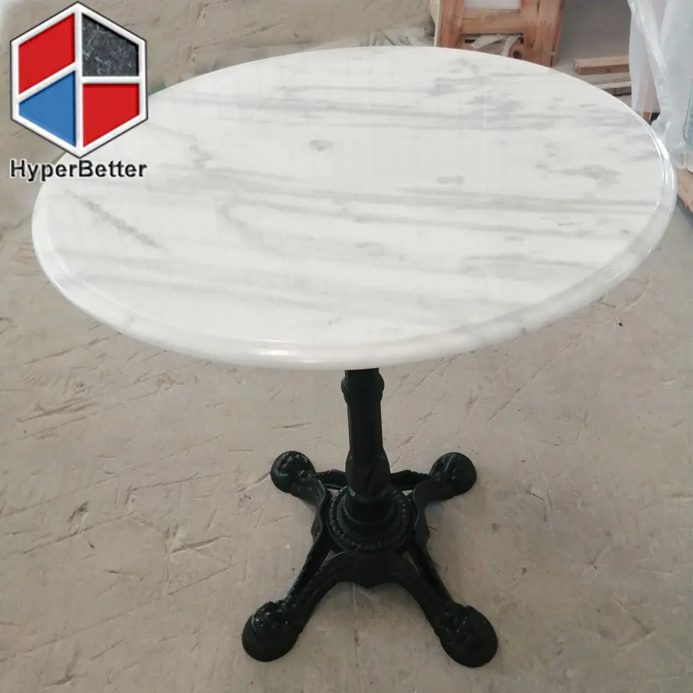 Mesa de mármore branca parisana