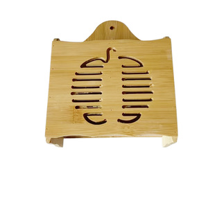 Bamboo Chopstick Divider Rectangle Cutlery <b>Storage</b> <b>Kitchen</b> Organize Spoon Holder - Product Image 1