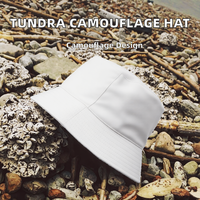 Chapeau de pêcheur français Chasseur Alpins Tundra Camouflage, en tissu tactique militaire NYCO 50/50 Rip-stop Coton WR