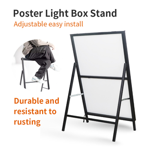 Exhibidor Vertical Portátil A1/A2 Personalizado, Cartel Publicitario con Caja <span class=keywords><strong>de</strong></span> Luz Grande - Product Image 6