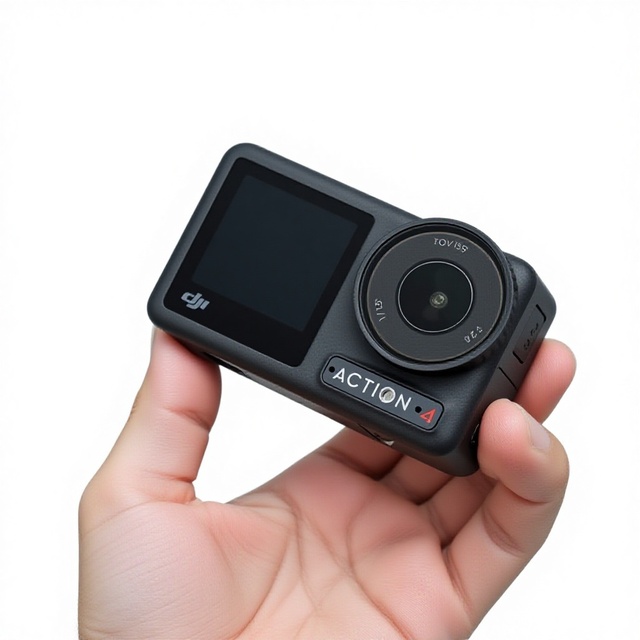 For Osmo Action 4 Sports Camera CMOS HD Skiing Motorcycle Riding Fishing Pre-recording WiFi Electronic Anti-Shake