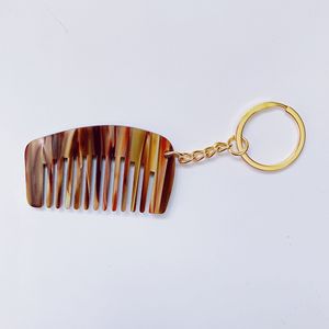 Nuovo arrivo 4MM di spessore Mini acetato portachiavi <span class=keywords><strong>pettine</strong></span> Logo personalizzato forma portatile artigianale <span class=keywords><strong>pettine</strong></span> per <span class=keywords><strong>capelli</strong></span> per <span class=keywords><strong>capelli</strong></span> ricci - Product Image 4