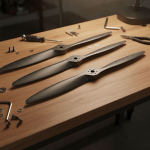 SHENYU 3K Carbon <b>Felt</b> 5mm <b>Thickness</b> Drone Propellers Assortment (High-Efficiency/Silent/Textured) Multi-Function RC Drones - Product Image 1