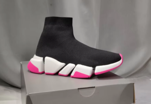 批发设计师男士短袜鞋时尚休闲情侣针织透气品牌运动鞋女士顶级品质原创标志男士 - Product Image 3