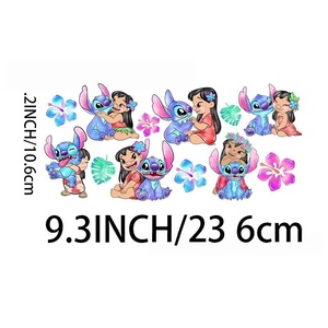 Vinilos Decorativos para Vasos <span class=keywords><strong>Lilo</strong></span> & <span class=keywords><strong>Stitch</strong></span>, Resistentes al Agua <span class=keywords><strong>y</strong></span> a los Arañazos, Múltiples Estilos para Decoración <span class=keywords><strong>de</strong></span> Botellas <span class=keywords><strong>de</strong></span> Agua - Product Image 6
