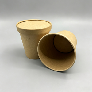Multi‑scene Disposable <b>Paper</b> <b>Bowl</b> with lids PE Coated Single&Double‑Side PE Custom Dimension forTakeaway Food Application - Product Image 5
