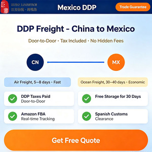 DDP Trasporto Cina-Messico Tramite USA Spedizioniere Porta a Porta Via Mare Aerea LCL FCL Amazon FBA Tasse Incluse Veloce - Product Image 1