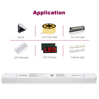 Driver LED Slim 0-10V Dimmable 150W AC-DC, transformateur à tension constante, alimentation LED pour éclairage hôtelier
