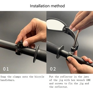 2024 New Rear View Handlebar gương khác phụ kiện xe đạp Tác động kháng và sẽ không phá vỡ - Product Image 4