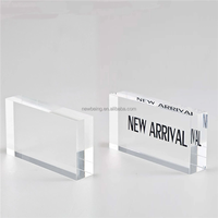 Supports en blocs d'acrylique transparents personnalisés en plexiglas, blocs d'acrylique massifs moulés en gros, cube transparent
