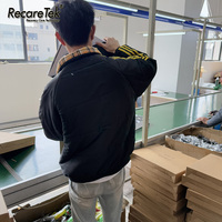 RecareTek Fitness, Equipo de Gimnasio en Casa, Stepper, Mini Escaladora, Máquina de Ejercicios Aeróbicos, Plataforma de Step, Masajeador de Pies