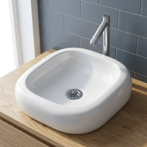 Modern <b>Stone</b> Look Ceramic Countertop Vanity Lavabo Hand Wash Basin Sink Bathroom Sanitary Ware Products - Product Image 3