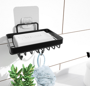 Portapiatti da bagno moderno portaoggetti a muro Organizer ad angolo - Product Image 4