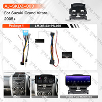 Écran Android 12,3 pouces avec autoradio et Carplay sans fil pour Suzuki Grand Vitara 2005+ - Cadre de fixation pour écran de navigation automobile