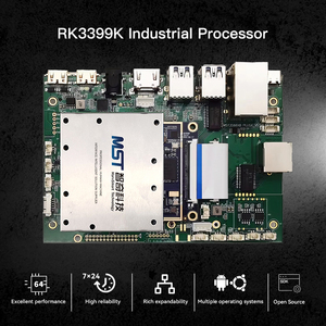 RK3399 Motherboard industri sistem Android Linux Sy Inux dengan <span class=keywords><strong>DDR</strong></span> 4 GB tunggal SATA Gua Rockchip RK3399 Server terintegrasi 4 GB - Product Image 2