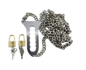 Vrouwelijke Nieuwe Sm Kuisheidsgordel Mode Stealth Seksspeeltjes Veilig En Comfortabel Volledige Aanpassing Rvs - Product Image 2