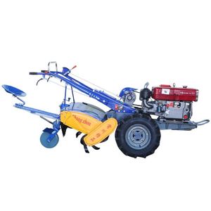 15-Horsepower Diesel Rotary Tiller 4x4 Farms <b>Walking</b> Tractor Gear Pump Hand-Guided Complete <b>Machine</b> 8/20/25/50hp Rated New 2WD - Product Image 1