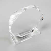 Trophée vierge de base colorée APEX Trophée clair épais pour cadeau avec techniques d'impression UV