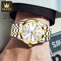 Montre homme OEM 5513 avec logo personnalisé, montre à quartz, bracelet en acier inoxydable, montre de plongée de luxe pour homme