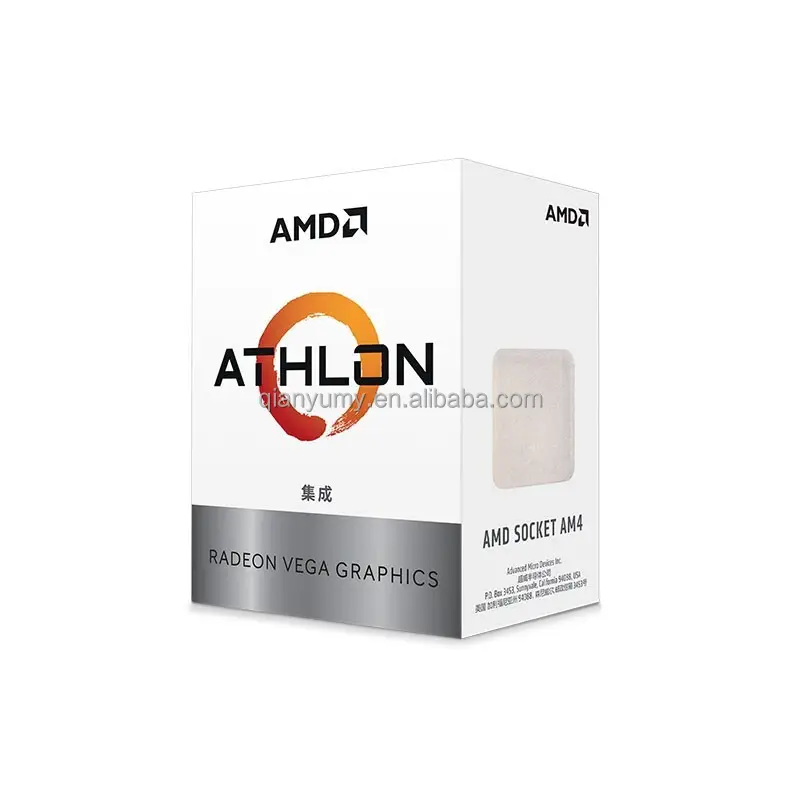 QY High Quality Amd Athlon 3000g 3.5 Ghz Dual-core Socket Am4 Cpu Processor