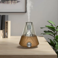 Diffuseur d'aromathérapie électrique professionnel de 40ml Diffuseur de parfum sans eau d'installation de bureau pour une utilisation en hôtel Matériau en bois et verre