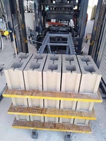 Máquina Semiautomática para Fabricar Bloques QT4-24, Máquina de Ladrillos de Hormigón de Guangzhou para Kit de Infraestructura en África