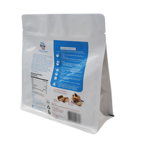 Sachet Doypack Personnalisé en Aluminium Imprimé avec Fermeture Zip Refermable et Fond Plat pour Emballage Alimentaire (Mélange de Crêpes, Gaufres, Poudres)