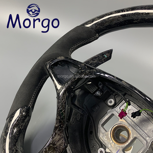 Accessoires de voiture <span class=keywords><strong>Volant</strong></span> en fibre de carbone forgé personnalisé pour Mercedes Benz W204 AMG Classe A CLA CLS GLA GLE 180 200 220 250 320 - Product Image 4