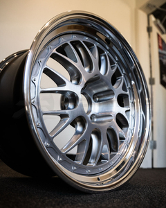 Trọng lượng nhẹ giả mạo bánh xe 18 inch 5x114.3 đánh bóng nhôm 2 mảnh vành cho Civic S2000 370Z Supra gr86 - Product Image 3