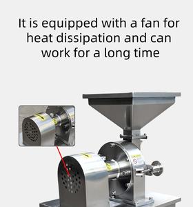 Broyeur à disques en acier inoxydable pour aliments/carbone/poudre chimique, broyeur à haute vitesse pour petite industrie/industrie - Product Image 6