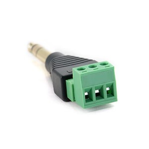 Enchufe de Audio estéreo a precio de fábrica, Conector de bloque de terminales de tornillo de 3 pines, adaptador DIY Balum de micrófono, enchufe hembra de 6,35mm - Product Image 4