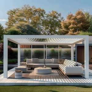 Интеллектуальный быстровозводимый павильон, работающий на солнечной энергии, с крышей, адаптируемой к погодным условиям - Product Image 1